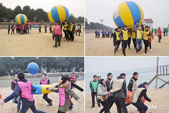 鴻運彩球、眾星捧月、瘋狂毛毛蟲和拔河比賽