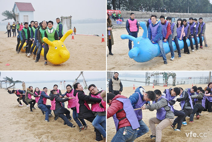 鴻運彩球、眾星捧月、瘋狂毛毛蟲和拔河比賽